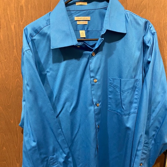 Blue Men’s Dress Shirt - Picture 1 of 2